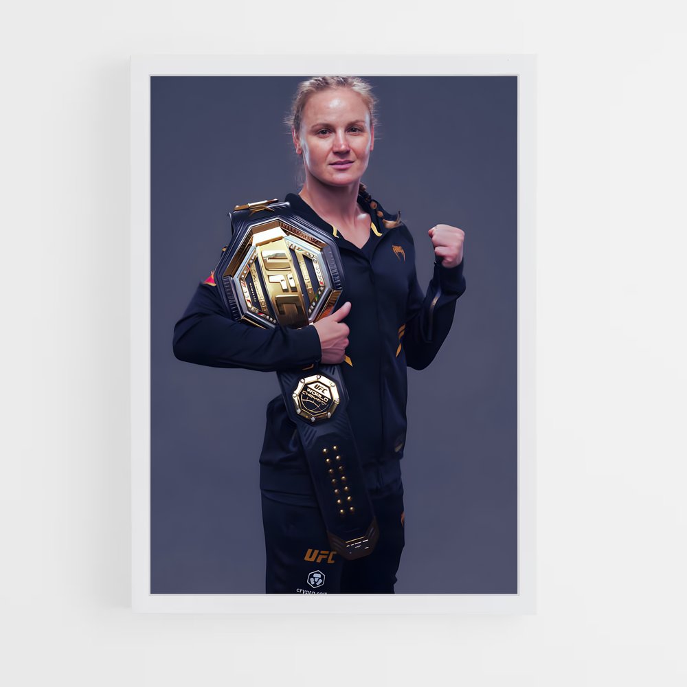 Poster Guerrière Éblouissante – affiche MMA (vue 3)